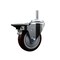 Service Caster 5 Inch Maroon Polyurethane Wheel Swivel 34 Inch Threaded Stem Caster with Brake SCC SCC-TS20S514-PPUB-MRN-PLB-34212 - alternate 1